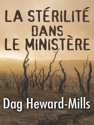 cover image of La stérilité dans le ministère